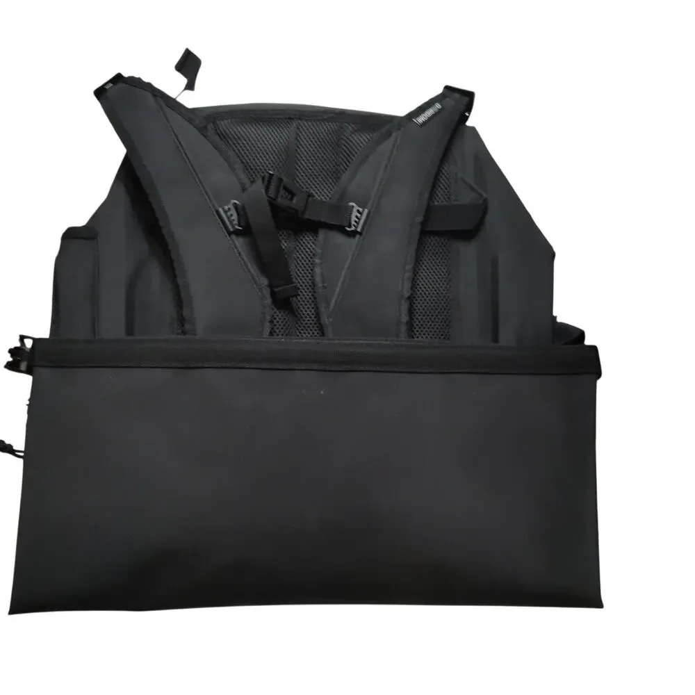 DORIDOMI Black Waterproof Backpack 25L - 600D TPU Durable IPX8 Large Dry Bag